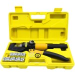 Pince � sertir d'�lectricien, 10 tonnes 9 matrices coffret de pince � sertir hydraulique , outil de sertissage ...