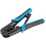 Pince � sertir lanberg nt - 0201 - d�nudeur de c�bles - connecteurs rj9 / rj11 / rj12 / rj45 - bleu et ...