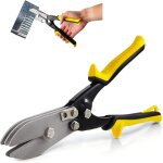 Pince � sertir manuelle � 5 lames pour t�le - outil cvc pour conduits de calibre 22 � 28, tuyaux de descente ...