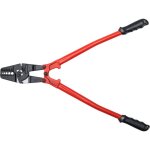 Pince � sertir manuelle600 mm 24 po pour manchons en cuivre et aluminium de 1, 5 � 5 mm, noire - mophorn ...