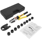 Pince � sertir professionnelle avec profil th et m, sertisseuse hydraulique avec outils, pour tuyaux ...