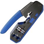 Pince � sertir professionnelle rj45 outil sertissage rj45 cat 7 avec prise cat6 rj45 et connecteur rj45 ...
