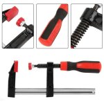 Pinces � tige de charpentier 4 pi�ces, pinces � vis en fonte mall�able ensemble de pinces m�talliques ...