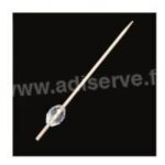 Pique brochette cocktail en bambou d�cor diamant par 100 - naturel