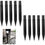 Piquet de terre, piquet de terre renforc�, lampes torches solaires, piquets de jardin, piquets de lumi�re ...