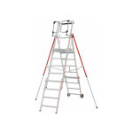 Matisre - pirl tlescopique 7 marches + kit 4 marches - hauteur de travail max. 4. 25m - 848307 / 04 ...