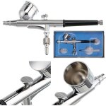 Pistolet a�rographe � alimentation par gravit� � double action kit de peinture d'art en a�rosol 0. 3mm ...