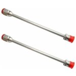 Pistolet airless avec tige de rallonge 30 cm compatible titan wagner graco - 2 pi�ces ortviai