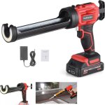 Pistolet � cartouche �lectrique sans fil 20v pistolet � cartouche � vitesse r�glable avec 1 batterie ...