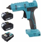 Pistolet � colle chaude, remplacement de makita avec batterie 2 5500mah et chargeur dc18rc, 10 b�tons ...