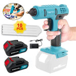 Pistolet � colle, pistolet � colle sans fil, remplace le pistolet thermofusible sans fil 18 v au lithium ...