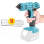 Pistolet � colle, pistolet � colle sans fil, remplace le pistolet thermofusible sans fil 18 v au lithium ...