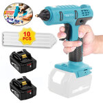 Pistolet � colle, pistolet � colle sans fil, remplace le pistolet thermofusible sans fil 18 v au lithium ...