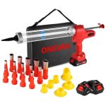 Pistolet extrudeur pour mastic / silicone r�glable � 6 vitesses, pistolet de r�paration de calfeutrage ...