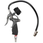 Pistolet de gonflage yato avec manomtre, pression maximale 10 bars, raccord pneumatique pivotant.
