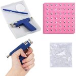 Pistolet de per�age d'oreille, 1 kit de pistolets de per�age d'outils de per�age en acier inoxydable, ...