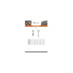 Piton bois inox a4 6x100 filet�e sur 54 - 1 pi�ce