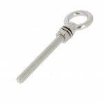 Piton a oeil fileté avec ecrou m8x60 inox a4 Piton a oeil fileté avec ecrou m8x60 inox a4