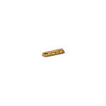 Itar - pivot droit - d�cor : laitonn� - epaisseur : 3 mm - largeur : 11 mm - longueur : 33 mm - mat�riau ...