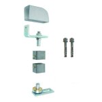 Pivot de portail m�tallique � visser sur piliers - pour tube acier carr� 40 mm deco fer forge
