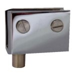 Pivot porte verre - hauteur : 27 mm - largeur : 40 mm - pour verre d'paisseur : 6  8 mm - itar