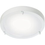 Nordlux - plafonnier ancona maxi verrerie blanc, h. 8 - ip44 - e27 / int�rieur
