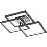 Wofi - plafonnier dimmable salon plafonnier led salon dimmable plafonnier chambre plafond gris, métal, ... Wofi - plafonnier dimmable salon plafonnier led salon dimmable plafonnier chambre plafond gris, métal, ...