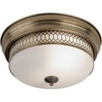 Plafonnier edinburgh 2l salle de bain ip44 clii métal laiton antique avec verre opale e27 2x60w max diamètre ... Plafonnier edinburgh 2l salle de bain ip44 clii métal laiton antique avec verre opale e27 2x60w max diamètre ...