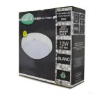 Hublot led rondo e27 300 mm (dtecteur en option) miidex lighting blanc - sans - detecteur