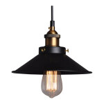 Plafonnier industriel brillant, adapt  l'ampoule e27 - ensoleill