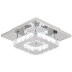 Plafonnier d'int�rieur � led lustre en cristal k9 moderne pour chambre � coucher, salon, salle � manger ...