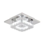 Plafonnier d'intrieur  led lustre en cristal k9 moderne pour chambre  coucher, salon, salle  manger ...