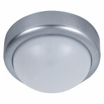 Globo - plafonnier lampe de couloir lampe de cuisine plafonnier led argent blanc, 3, 12w 380lm 4000k, ...