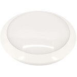 Plafonnier led 16w blanc rond d�tecteur de mouvement ip66 batterie de secours - blanc neutre - silumen ...