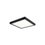 Plafonnier led tybia - 25w - dtecteur mouvement - 2600lm - noir - 320x320mm
