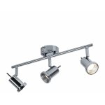 Plafonnier, plafonnier led 3 flammes, rail lumineux, spot de plafond avec spots mobiles, spot orientable, ...