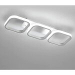 Comely - plafonnier led, 36w moderne luminaire plafonnier led carr�, lampe de plafond led pour cuisine ...