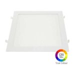 Optonica - plafonnier led carr 24w extra plat encastrable irc95 - blanc du jour 6000k