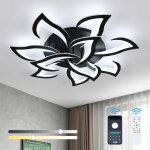 Comely - plafonnier led dimmable, moderne luminaire plafonnier 84w, grand lampe de plafond avec télécommande ... Comely - plafonnier led dimmable, moderne luminaire plafonnier 84w, grand lampe de plafond avec télécommande ...