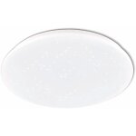 Plafonnier led eglo pogliola - s, 36w, 3550 lm, 4000k, 490 mm, effet cristal