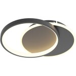 Plafonnier led � intensit� variable avec t�l�commande, design moderne pour chambre � coucher, avec 2 ...