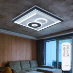 Plafonnier led lampe de salle � manger lampe de salon, veilleuse � m�moire de t�l�commande dimmable cct, ...