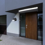 Plafonnier led pour locaux humides lampe � vasque avec d�tecteur de mouvement tube led lampe de garage ...