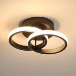 Plafonnier led, led lustre de plafond luminaire plafonnier 22w plafonnier en acrylique chic moderne clairage ...