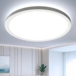 Plafonnier led moderne 6500k ip44 �22cm pour salle de bain chambre cuisine salon balcon