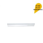 Plafonnier led neon t5 underwall clear glass 10 watts 60 cm t5 - 60