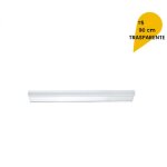 Plafonnier led neon t5 verre clair 18 watts 90 cm