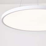 Plafonnier led rond 50w extra - plat cct �600 mm, lampe superslim sceneswitch 3 ambiances - blanc