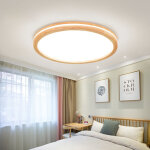 Plafonnier led rond lampe de plafond 30w luminaire plafonnier style naturel design �30cm lumi�re blanche ...