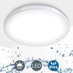 B. k. licht - plafonnier led salle de bain, platine led 12w intégrée, 1200lm, éclairage pièces humides, ... B. k. licht - plafonnier led salle de bain, platine led 12w intégrée, 1200lm, éclairage pièces humides, ...